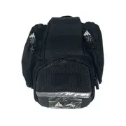 TDR Bicycle Saddle Bag MTB Road Push Bike Tail Pack Black Grey Water-Resistant Polyester Rear Seat Pouch Medium Storage Buckle Hook Collapsible Side Pocket