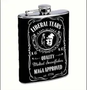 MAGA Approved 8oz Stainless Steel Flask Drinking Whiskey
