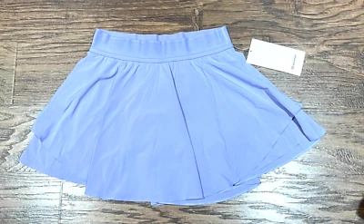 NEW Lululemon Court Rival High-Rise Skirt Tennis Long Lilac Smoke Size 6