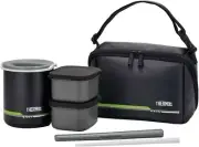 Thermos Thermal Insulated Lunch Box About 1L Matte Black DBQ-502 MTBK