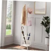 Freestanding Metal Coat Rack with 12 Hooks | Space-Saving Entryway