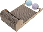 ERINGOGO Cat Scratcher Sofa Durable Cardboard Cat Bed Scratch Pad Versatile Claw Sharpener Adorable Design for Play Rest for Kittens