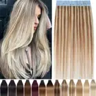 THICK Tape in 100% Human Hair Extensions Real Remy Straight Mixed Blonde 8A BEST
