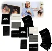 How Deep Will You Go? Card Game - 99 Icebreaker Conversation Cards to Deepen Connection (2 Sets)