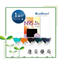 在飛比找蝦皮購物優惠-**藥局現貨** 藍鷹 N95立體型成人醫用口罩 無鼻樑壓條