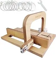 kelodo Wooden Soap Cutter for Handmade Soap Making Professional, Soap Cutter Slicer with Adjustable Cutting Wire & Scale forCheese, Butter, Cake, Bread DIY Making Cutting Tool