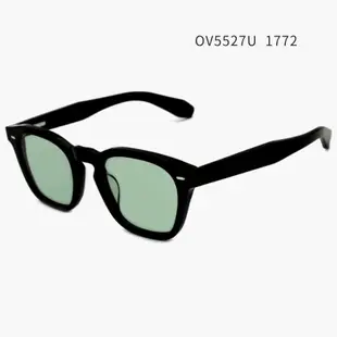 Oliver Peoples OV5527U 奧利弗太陽眼鏡｜復古文藝小臉板材黑色墨鏡 男生女生品牌眼鏡框【幸子眼鏡】