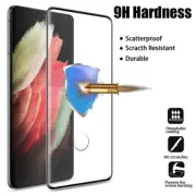 [Crack Saver] Fits Galaxy Note20 S21 S20 Plus Hard Tempered Glass Screen Film
