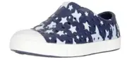 Native Shoes Unisex-Child Jefferson Print Sneaker,Regatta Blue/White Stars c11
