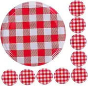 Gogogmee 20 Pcs Wide Mouth Mason Lids Iron Canning Jar Lids Airtight Sealing for Food Preservation