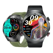 E800 1.49inch AMOLED Display Physical Laser Therapy ECG bluetooth Call Heart Rate Blood Pressure Blood Oxygen Monitor Bl