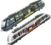 Boy Train Toys 2pcs Toddler Electric Train Toys Boys and Girls Birthday and Safe Alloy Material