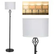 Floor Lamps for Living Room, Standing Lamp, Stepless Dimmable Floor Lamp White
