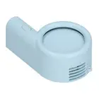 (Blue)USB Handheld Fan Mini Fan Portable Folding Fan Pocket Outdoor Small Fan JY