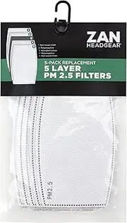 ZANheadgear® Replacement PM2.5 Filter 5-Pack