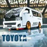 在飛比找蝦皮購物優惠-豐田 1:32 TOYOTA HIACE MPV合金汽車模型