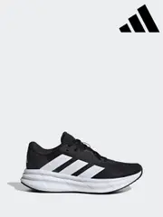 adidas Black/White Galaxy 7 Trainers (K94569) | $104