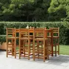 vidaXL Bar Stools 6 pcs Solid Wood Acacia