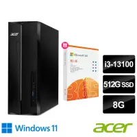 在飛比找momo購物網優惠-【Acer 宏碁】微軟M365組★i3四核電腦(Aspire