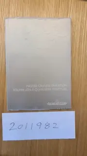 Jaeger LeCoultre Watch Instruction Manual Booklet Master Tourbillon Perpetual