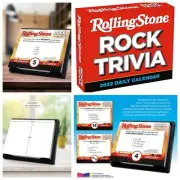 ROCK TRIVIA Rolling Stone Desktop Daily Calendar 2022 Sellers Publishing NEW