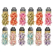 24pc Studio Gift Wrapping 10cm Stripe Bow Home Party Decor Assorted Colours