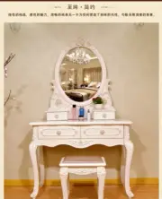 Brand New 4 Drawers Luxury Mirror Wooden Dressing Table & Stool Modern Design