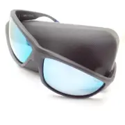 Revo Caper Matte Black Blue New Sunglasses Authentic