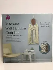 Macrame Kit - Wall Hangings Home Decor Beginner Friendly Kit - w/Instructions