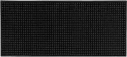 Excovip Black Bar Mat for Countertop,Service Spill Mat for Home Bar, Kitchen, Coffee, Bars and Restaurants,50 x 20 cm 1 Pack 9014