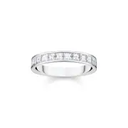 Buy Ring white stones pavé silver by Thomas Sabo online - THOMAS SABO Australia