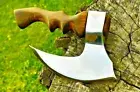 Custom Handmade Carbon steel Original Pizza Cutter Axe Hatchet w/Leather cover