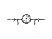 Aeroplane Table Clock | Aluminium table clock w/ roman numerals numbers