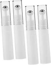 SHERCHPRY 4pcs Roll Portable Empty Rollerball Bottles for Essential Oils Refillable Eye Vials Convenient Travel Containers for Hydration and Dark Reduction