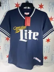 NEW / Miller Lite x Mitchell & Ness / Baseball BP Jersey / Men's Size S