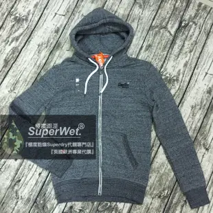 跩狗嚴選® 極度乾燥 Superdry Orange Label Hoodie 連帽 棉T 帽T 灰砂色 現貨 A&F