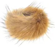 [Baluue] Pcs Winter Fluffy Wrist Cuffs for Women Girls Warm Arm Cuffs Faux Fur for Cold Weather