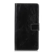 Magnetic Retro Crazy Horse Texture Horizontal Flip Leather Case with Holder & Card Slots & Wallet for Google Pixel 4(Black)