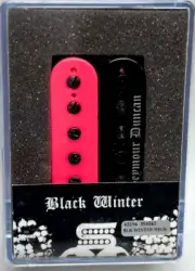 Seymour Duncan Black Winter Neck Pickup - NEON PINK/BLACK ZEBRA