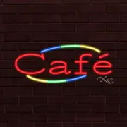 BRAND NEW "CAFE" w/BORDER 30x12x1 INCH LED FLEX WINDOW/WALL INDOOR SIGN 30755