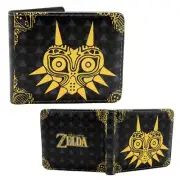 New Majora's Mask Logo THE LEGEND OF ZELDA BiFold Wallet Credit Card Billfold