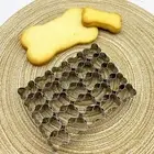 Stainless Steel Cookie Cut Mold 3D Biscuit Embosser Kitchen