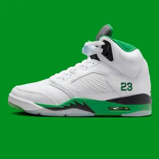 【NIKE 耐吉】休閒鞋 AIR JORDAN 5 RETRO W LUCKY GREEN 白綠 女鞋 DD9336-103