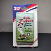 Topps 2021 MLB Baseball Allen & Ginter World Champions 2 PACKS **SEALED** NEW