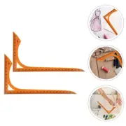 2Pcs Shape Sewing Rulers Shape Sewing Ruler Tailor Ruler Quilting Ruler Template