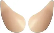 [Dickly] 2Pcs Invisible Bra Pasties Cover Strapless Backless Pads Stickers, Breast Lift Breathable Sticky Bra for Sleeveless Dress,Swimwear,Shirts