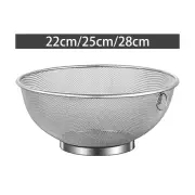 Bowl Drainer Storage Basket Metal Wire Fruit Basket
