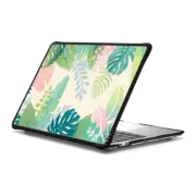 MacBook Pro 13-inch (M1 / M2 / Intel) Impact Case Pastel jungle floral / tropical leaves pattern
