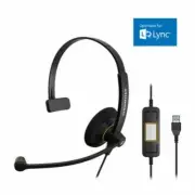 EPOS Sennheiser IMPACT SC 30 USB ML Mono UC Headset for Microsoft Lync 1000550