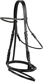 HORZE Flash Bridle with Crystal Browband